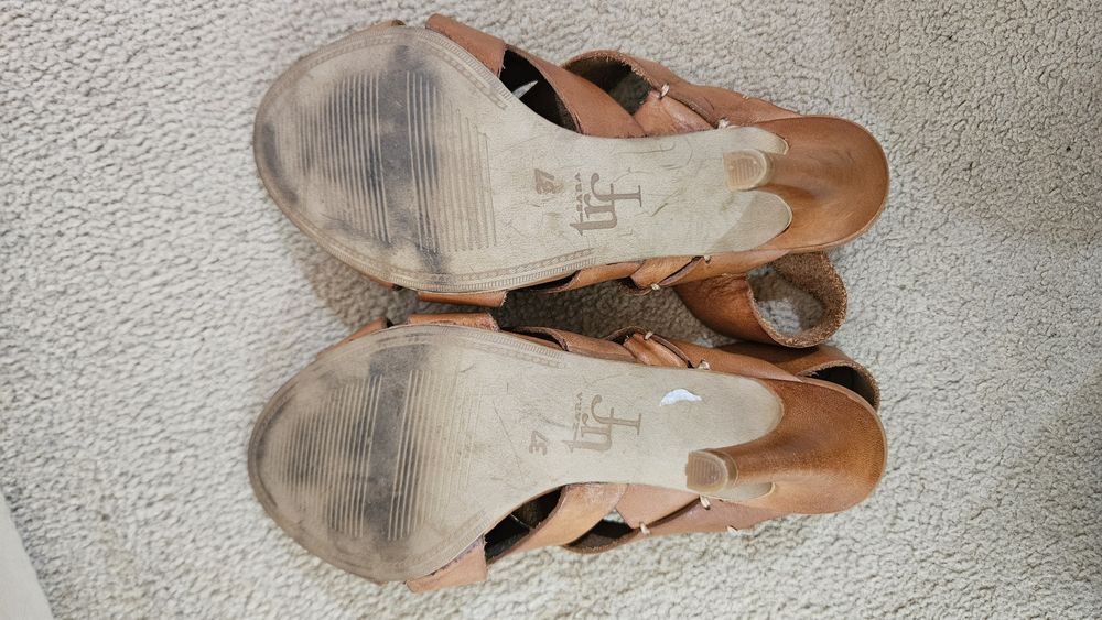 Sandale piele Zara Trafaluc