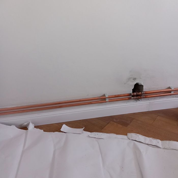 Montaj radiatoare teava aparenta