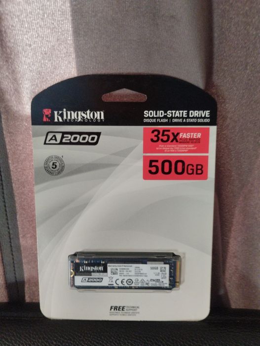 SSD 240GB, 500GB. HDD 1TB 2,5', HDD 2TB 3,5'