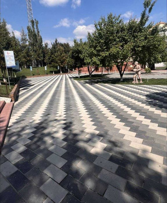 Брусчатка тротуарная плита Bruschatka