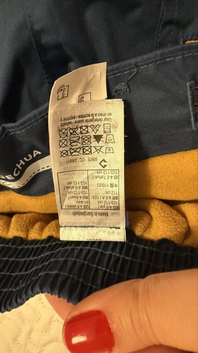 Pantaloni pentru schi- Impermeabili 4-5 ani