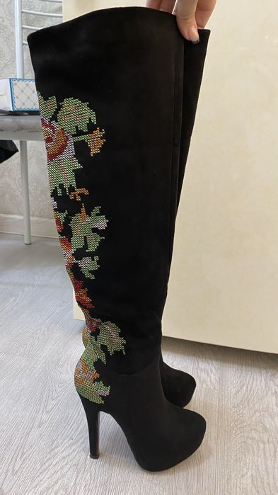 Сапоги на платформе