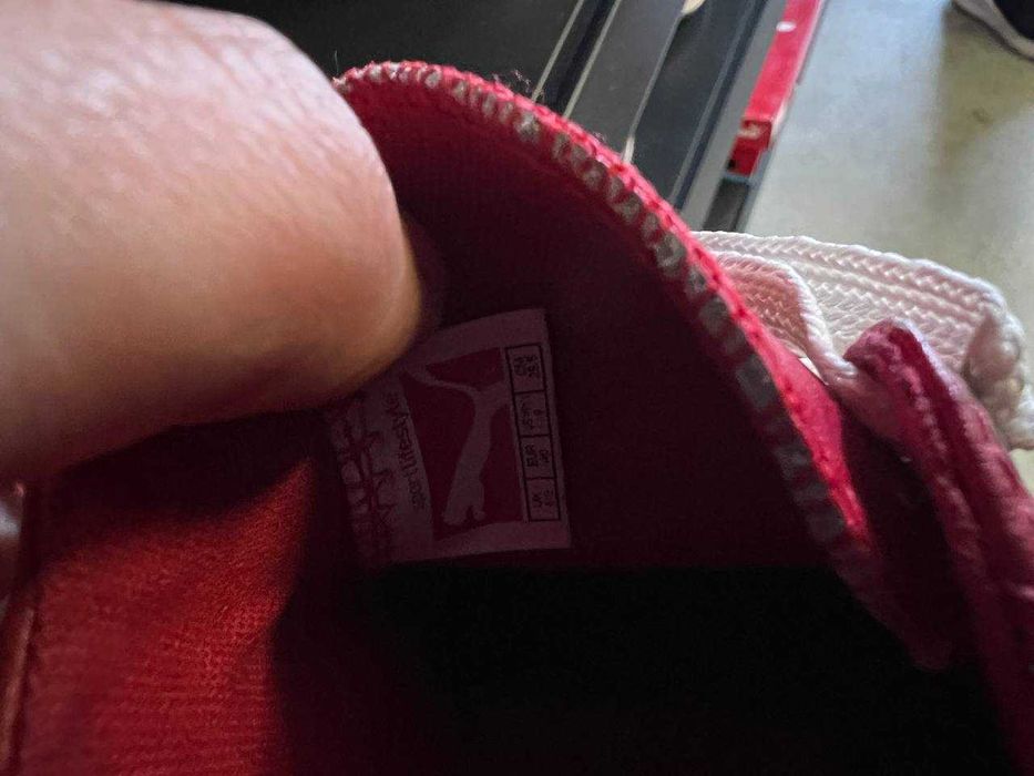 Puma 917 Low (pompeian red/white) 25.5 26 см