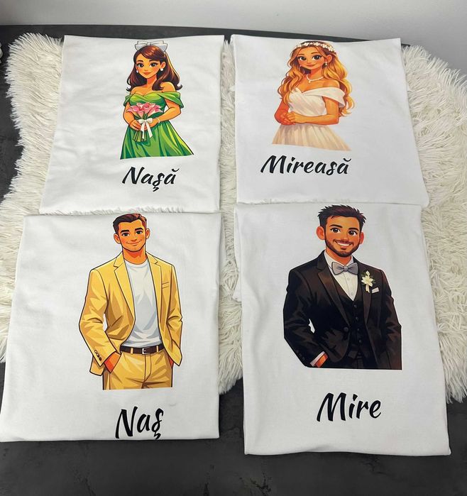 Tricouri personalizate pentru Nunta/ Nasi si Fini