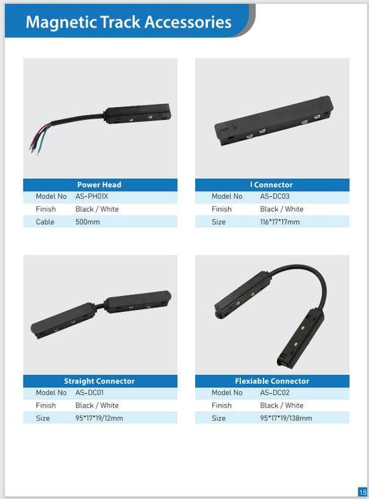 Коннекторы, углы соединения, подвесы для магнитного трека