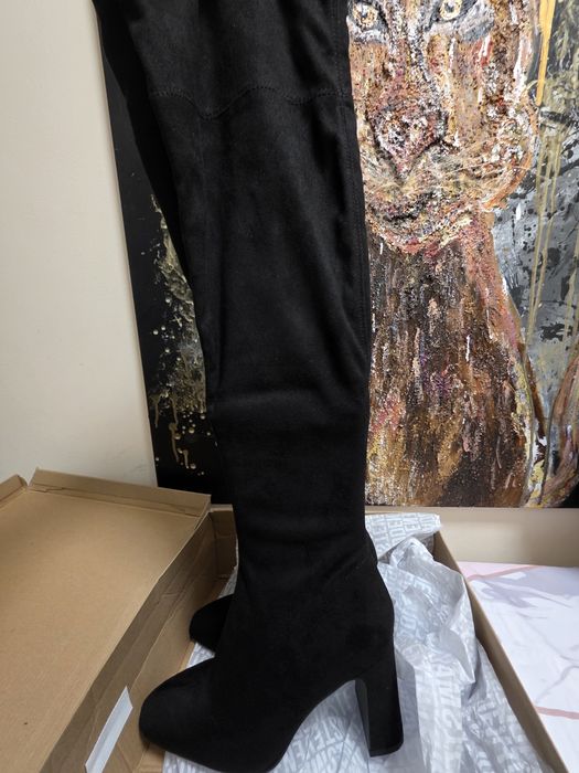 Нови чизми естествен велур Steve Madden