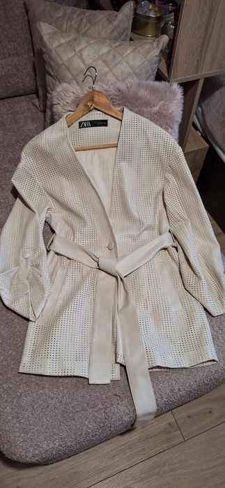 Яке Zara изкуствена кожа