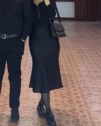 Атласная юбка