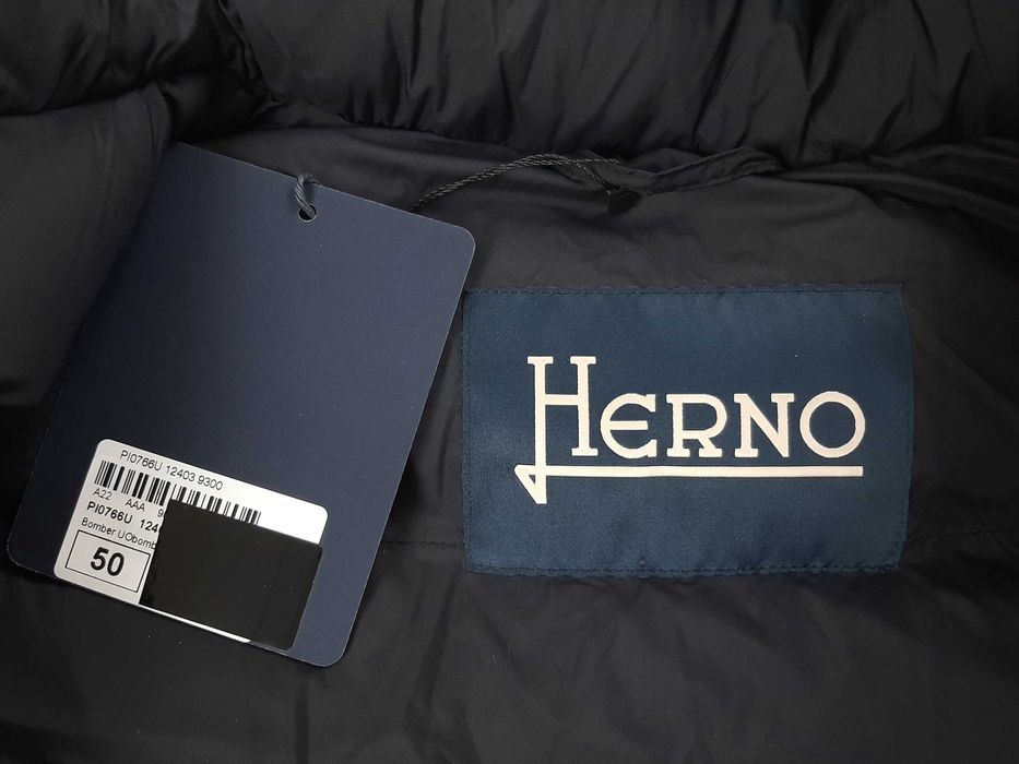 Herno Super Matt Bomber Jacket - Оригинално мъжко зимно яке