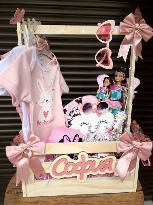 Дървен бебешки щендер