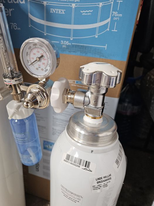 Кислородни бутилки НОВи пълни