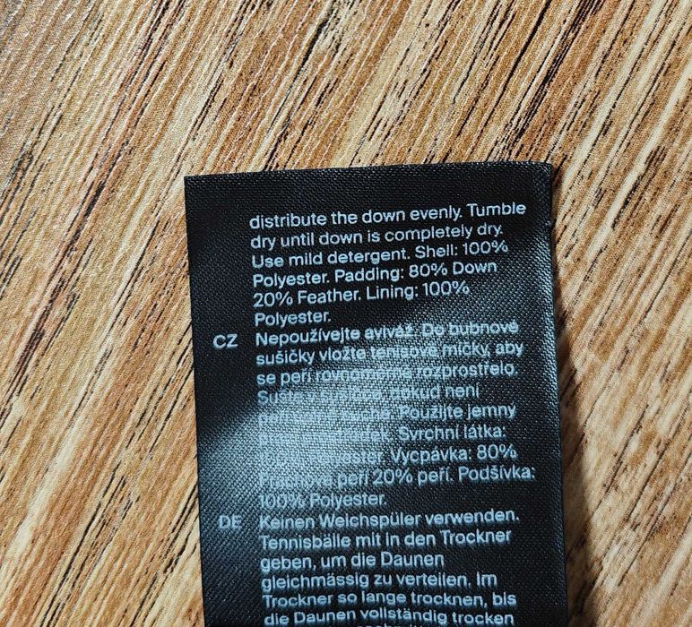 COS Оригинална мъжка грейка с пух размер М