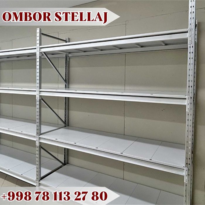 Arxiv stellaj, архивные стеллажи, metall tokcha ombor polka