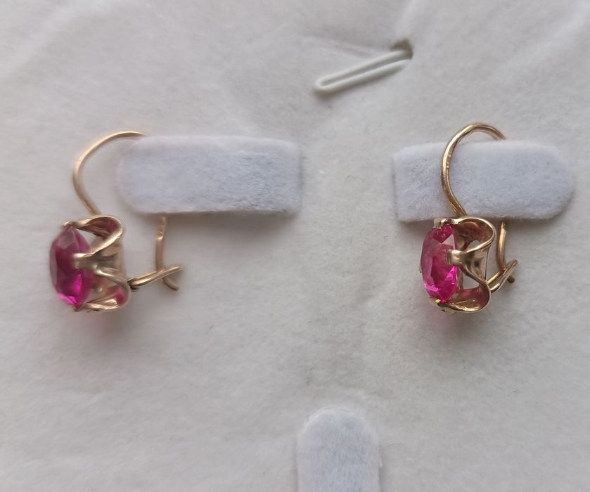 Серьги СССР 583 проба