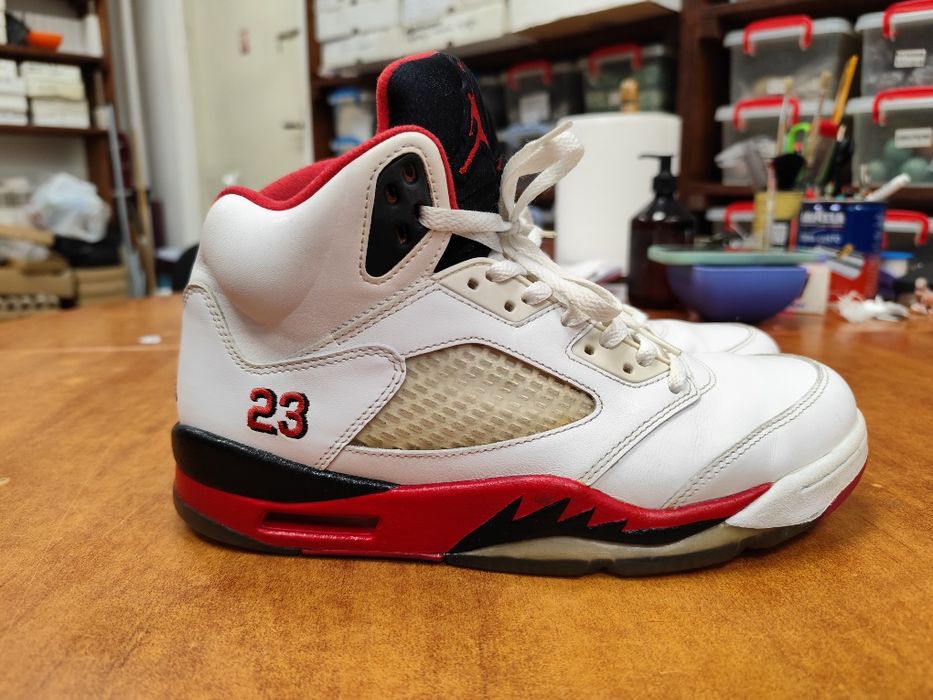 Air Jordan 5 Fire Red размер 43