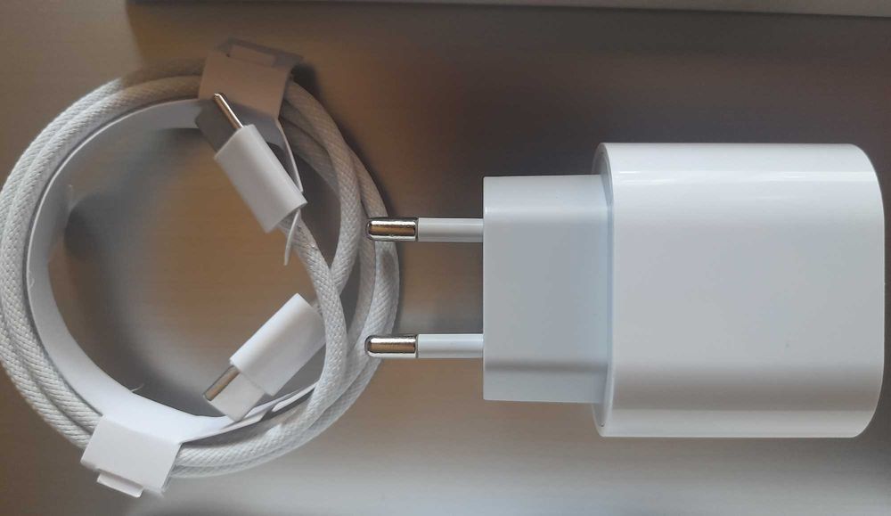 set incarcator rapid 35w iPhone 15 16 17 Pro Max , adaptor + cablu