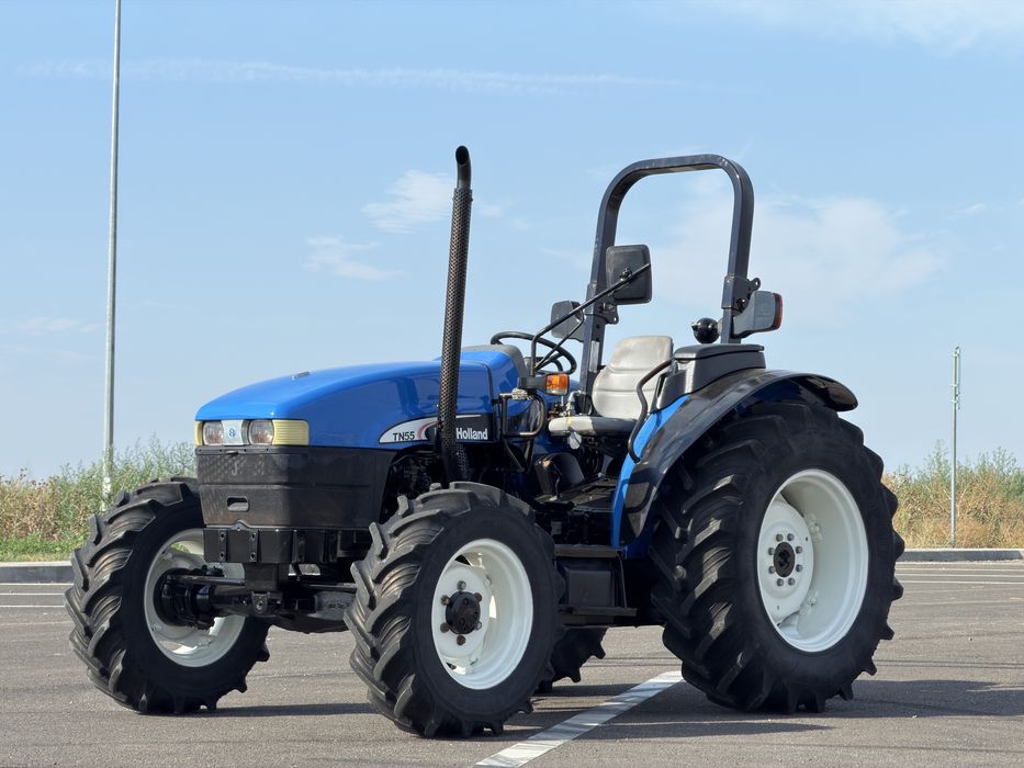 Tractor New Holland TN 55 An 2006 ore 547 ca NOU import Danemarca Claas Case John Deere Fendt Same Deutz Fiat 70 90 Fiat 80 90 Fiat 640 Fiat 550