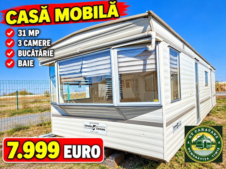 Casa mobila Casa pe roti Casa fara autorizatie Container / living/ 2 dormitoare / bucatarie / baie / 31 mp