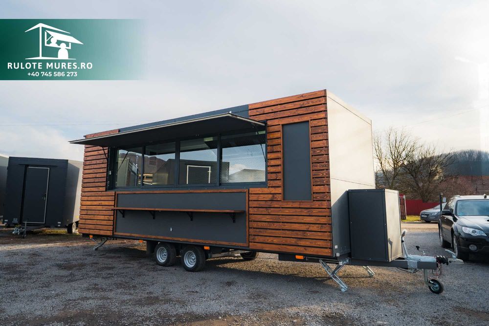 Rulote comerciale 6m ,FAST FOOD, STREET FOOD, FOOD TRUCK !!