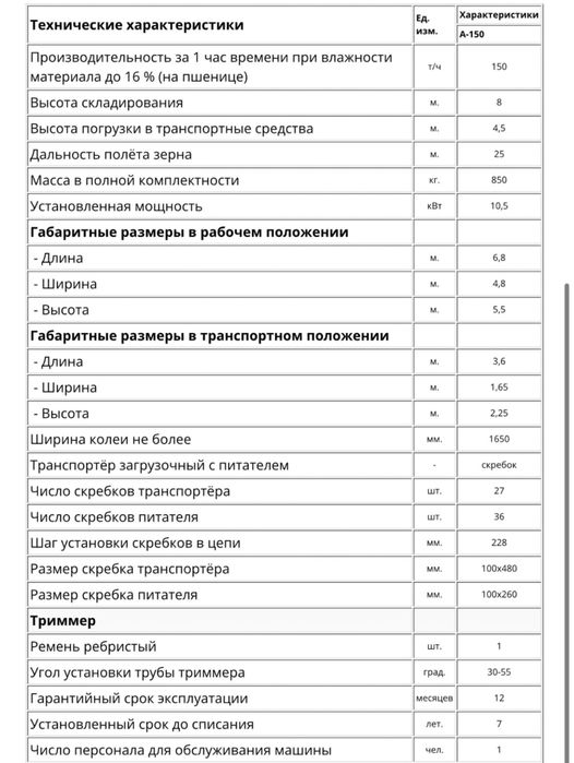Зернометатель  А-100М , А-150М, А-200 М