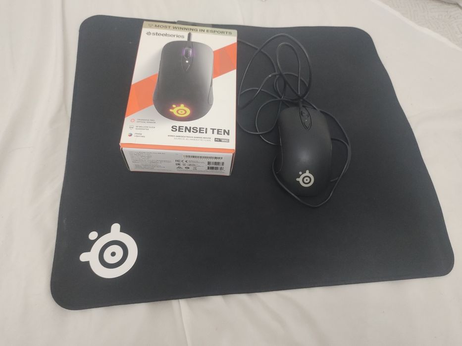 Мышка и коврик steelseries