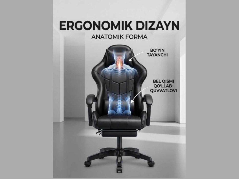 Geymerler hám IT qániygeleri ushın qolaylı kreslo