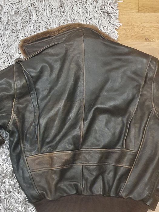 Geaca piele groasa stil biker marime 52 ,M-L,de la C&A