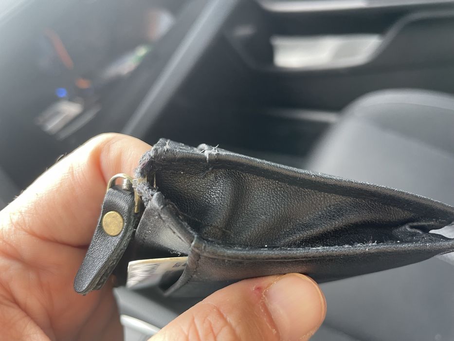 Portofel minimalist piele naturala