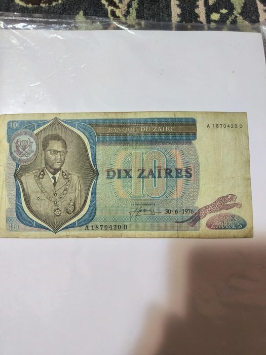 Bancnote Japonia și Zair