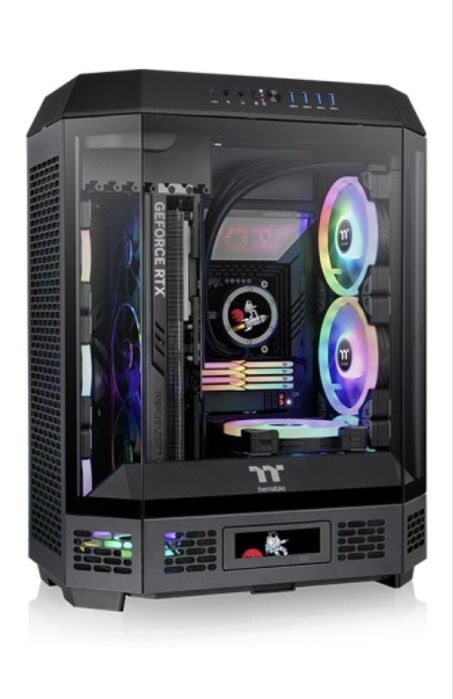 Корпус Thermaltake чёрный с дисплеем