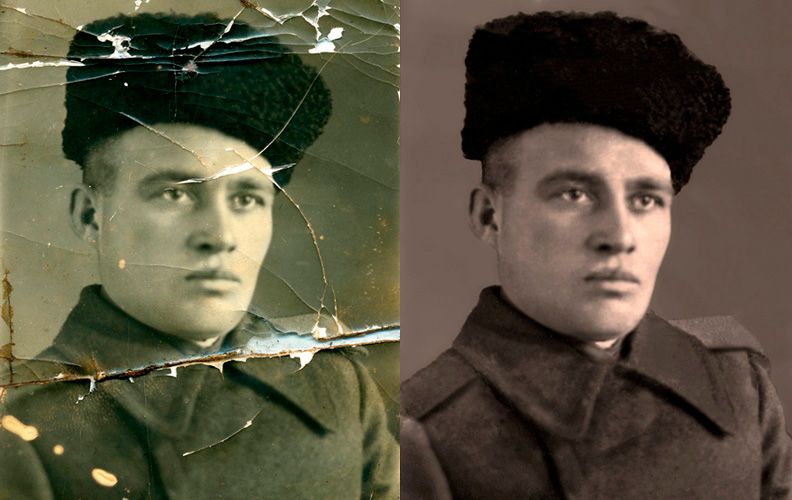 Реставрация старого фото