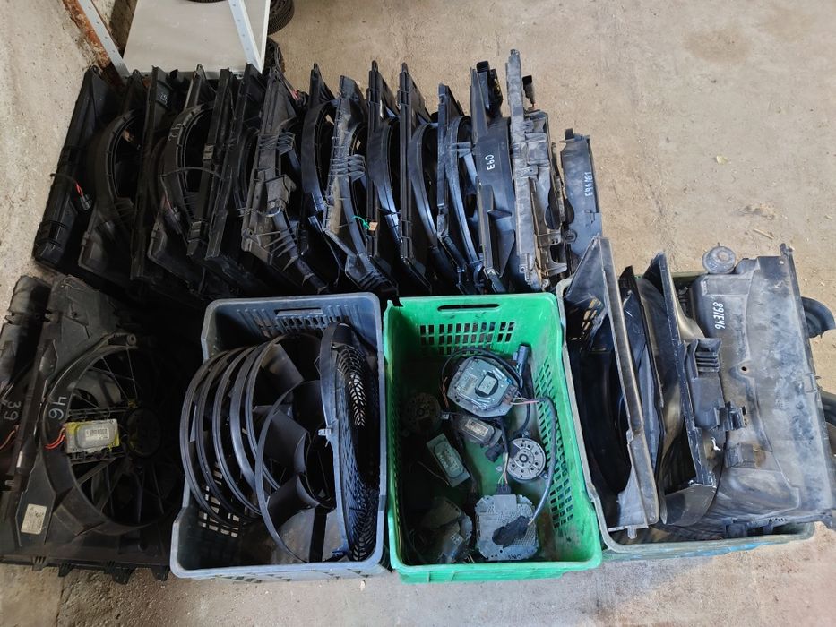 БМВ Ел. Перка виско управление електрическа охлаждаща Дифузьор BMW *