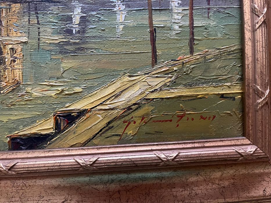Pictura originala, “Venetia” de Ion Ialomiteanu, inramata
