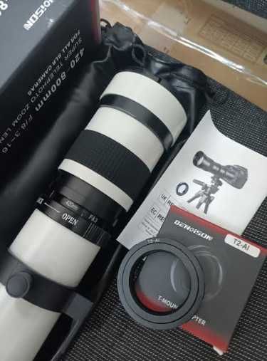 BENOISON 420-800 мм F8.3-16 супер телеобектив с вариометър