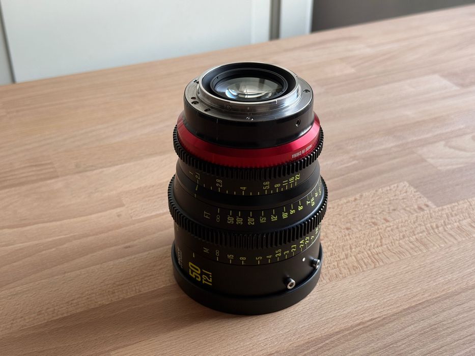 Meike FF Cine 50mm T2.1 obiectiv montura Canon EF