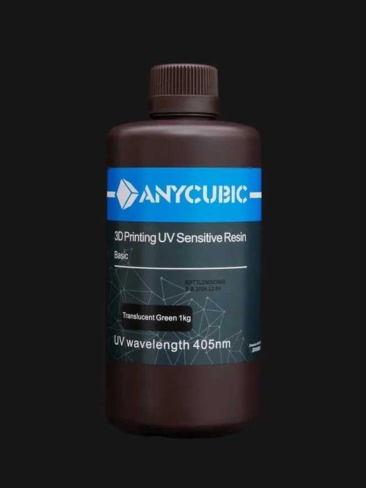 Фотополимерная смола Anycubic Colored UV Sensitive Resin Зеленый 1л 3D