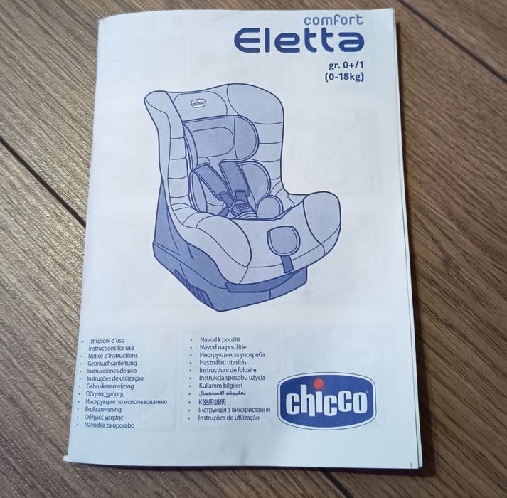 Scaun auto Chicco Comfort Eletta 0-18 kg