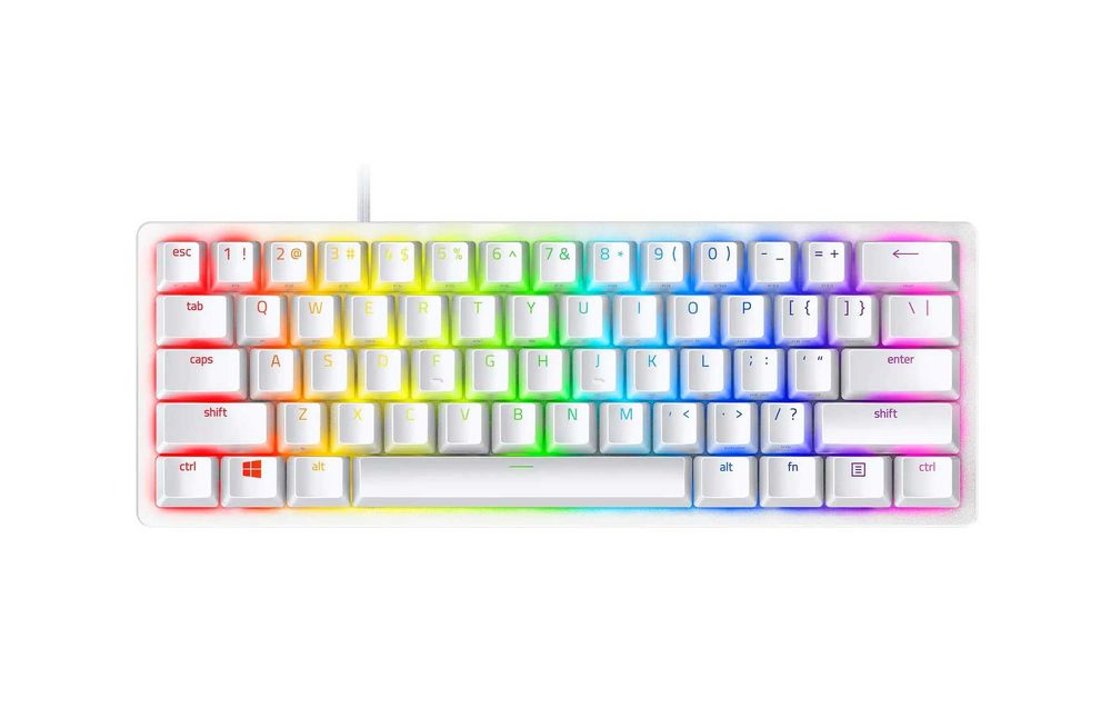 } Клавиатура игровая Razer Huntsman Mini Mercury Ed Red Switch USB RU