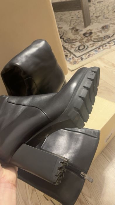 Продам сапоги кожанные