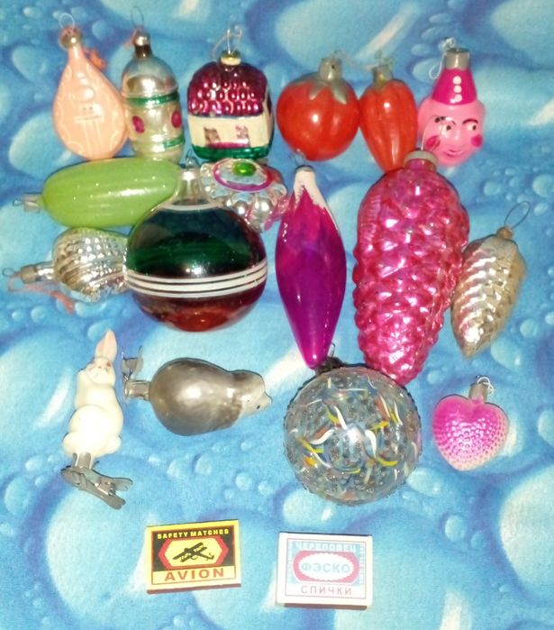 Винтаж Ёлочные Игрушки СССР