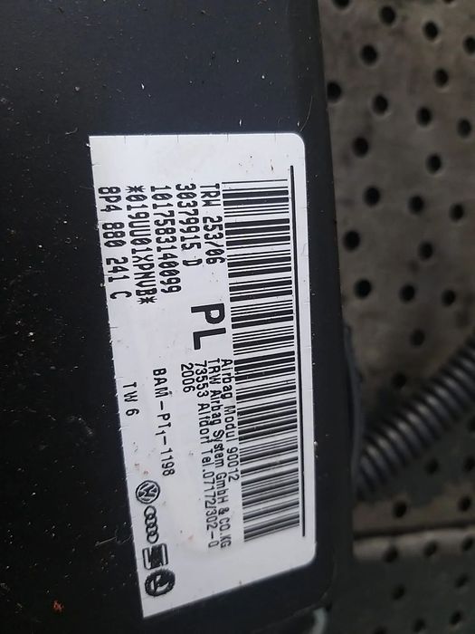 Airbag scaun stanga audi a3 8p 30379915d 8p4880241c