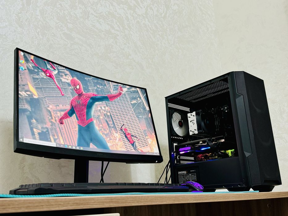 МОЩНЫЙ ИГРОВОЙ КОМПЬЮТЕР gtx 1660 super полный комплект 144 гц