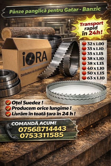 Panze panglica gater banzic pentru lemn înghețat !