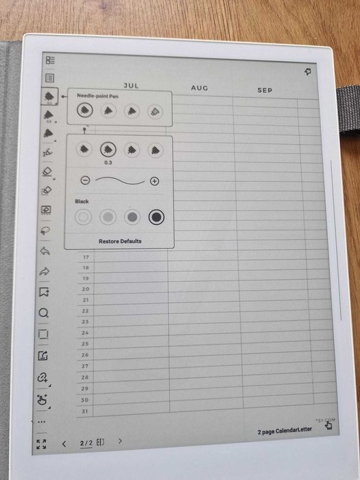 Supernote A5X E-Ink Tablet + Стилус и оригинален калъф