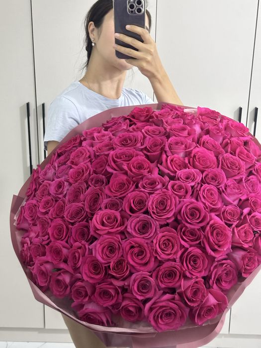 Букет цветов из 101 розы