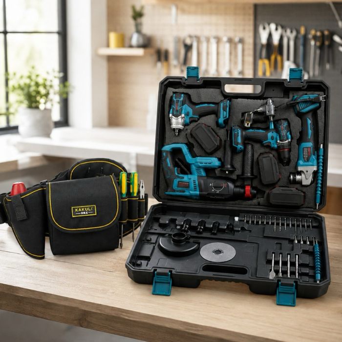 Комплект акумулаторни инструменти BOXER BX-187 4в1
