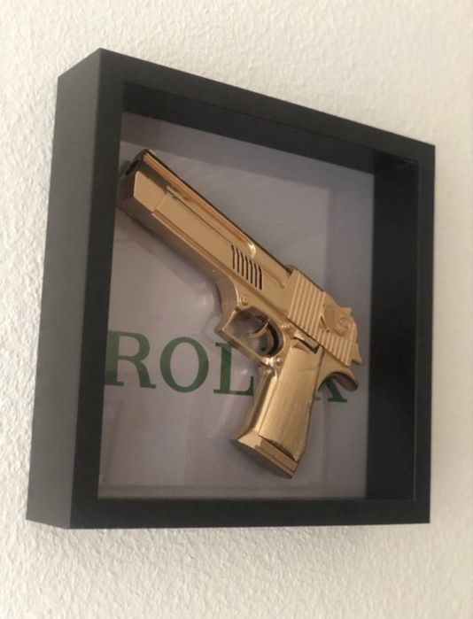 Tablou original Rob VanMore – Super Shiny Golden War on Rolex