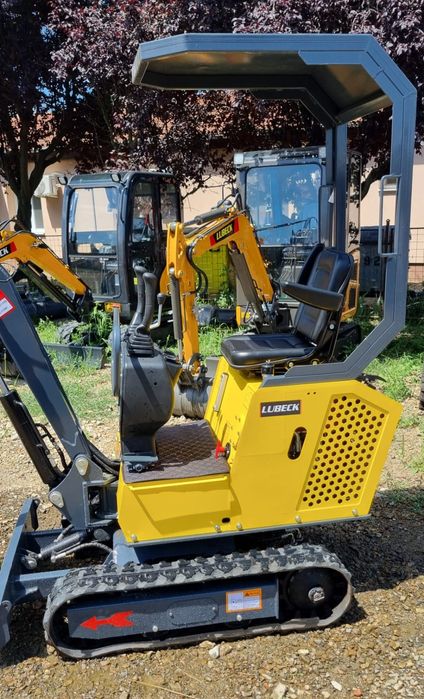 Miniexcavator Lubeck Ex 100~ Nou~Garantie 2 ani~