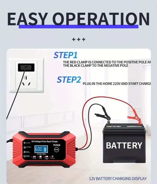 Încărcător baterie auto , redresor auto 12V -24V