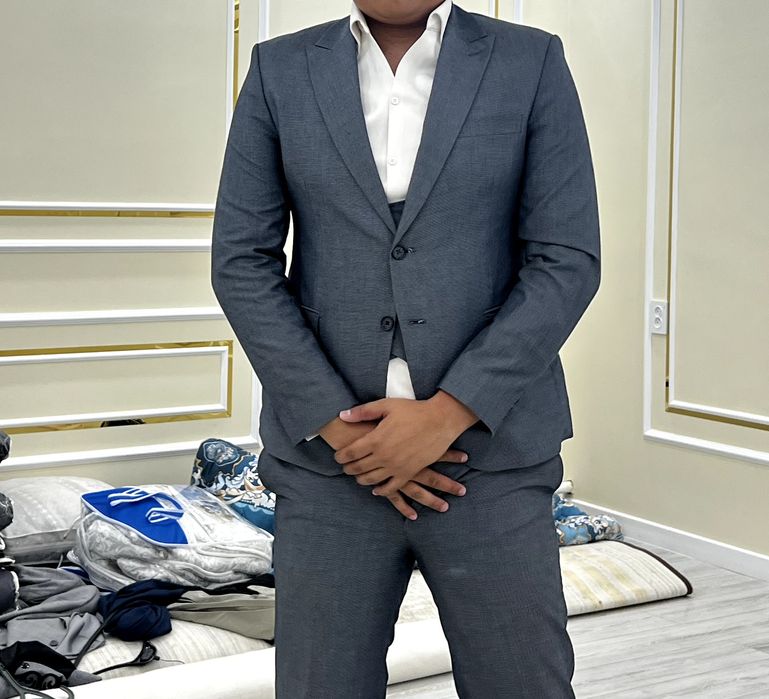 Костюм шалбары, с галстуком